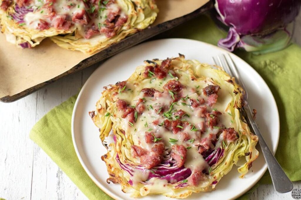 Irish Roasted Cabbage Low Carb Pizza Recipe
