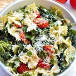 Kale Caesar Pasta Salad
