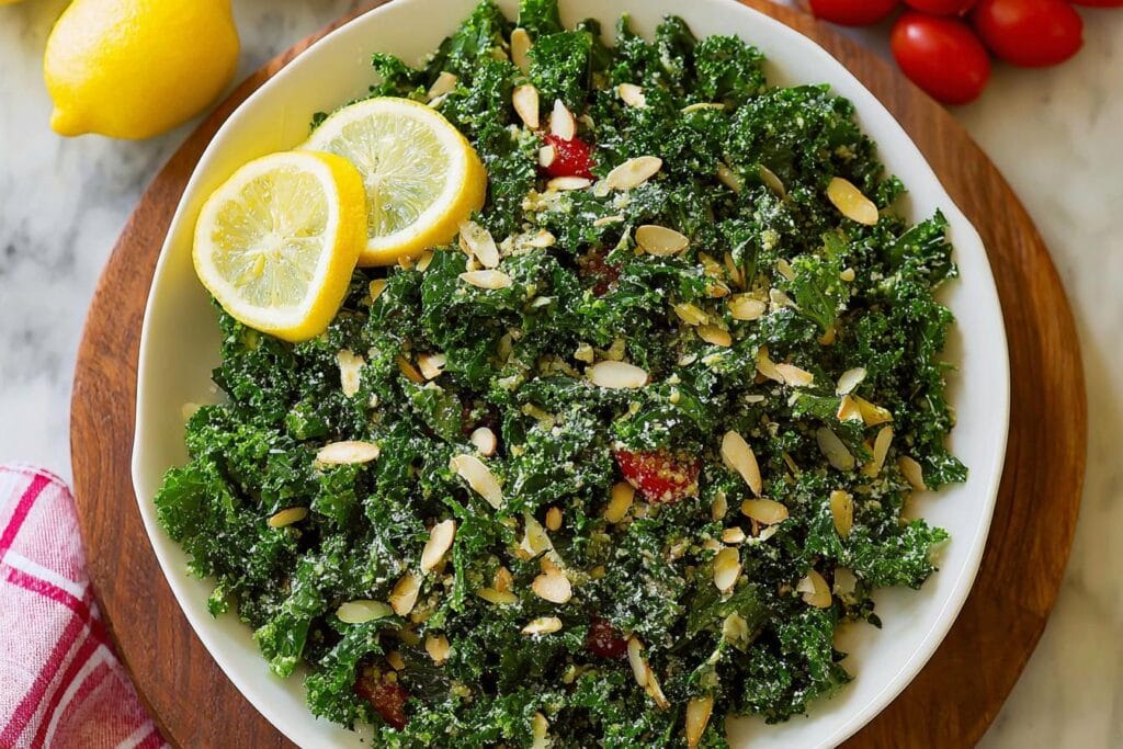 Lemon Parmesan Kale Salad