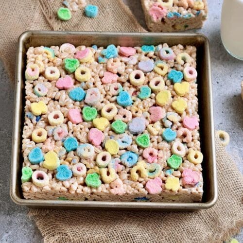 Lucky Charms Rice Krispie Treats