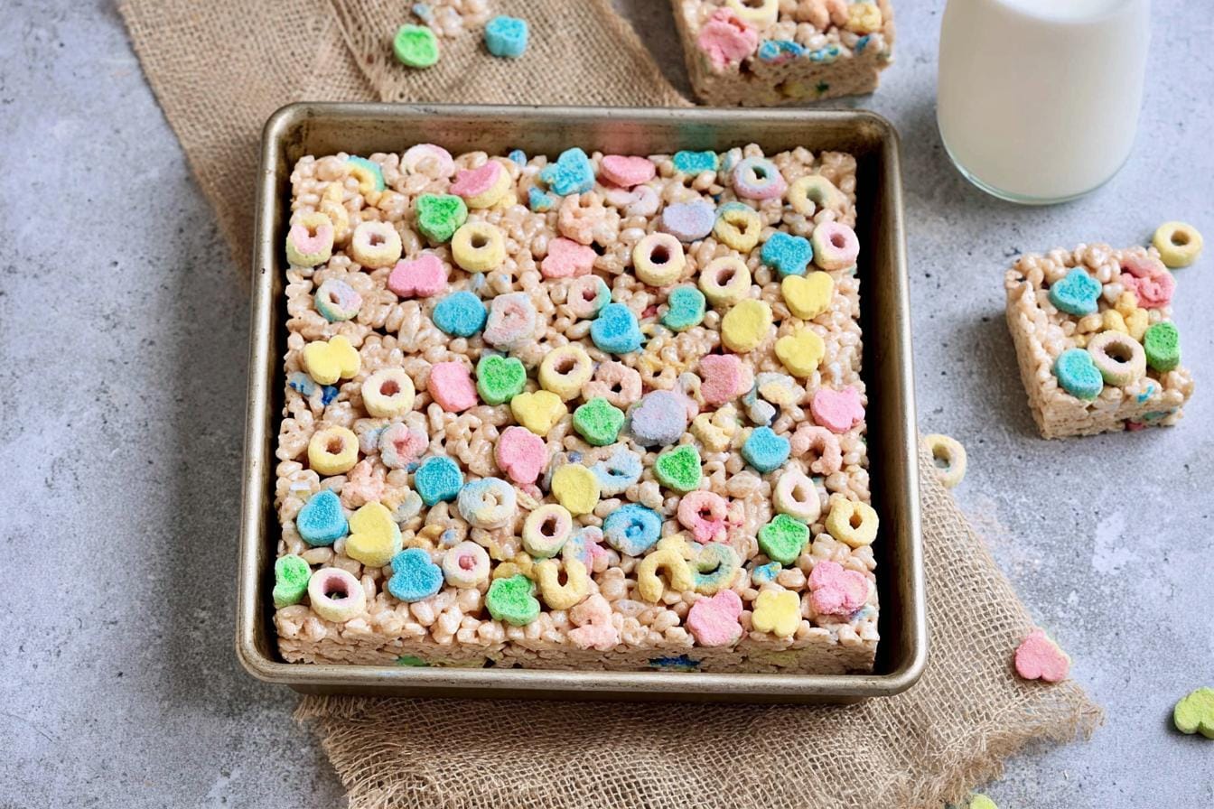 Lucky Charms Rice Krispie Treats