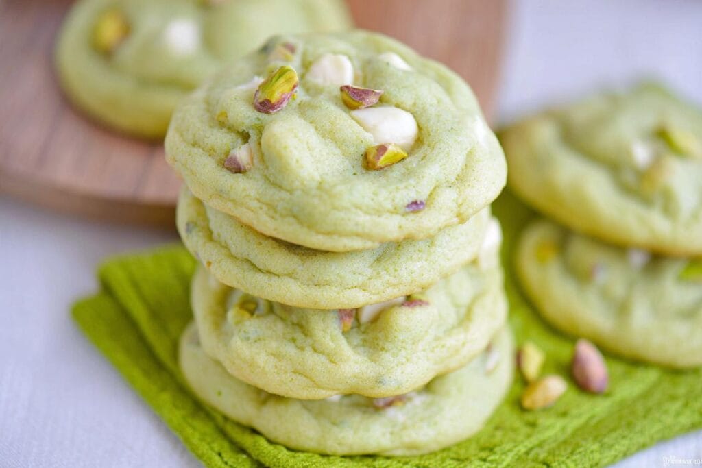 Pistachio Pudding Cookies