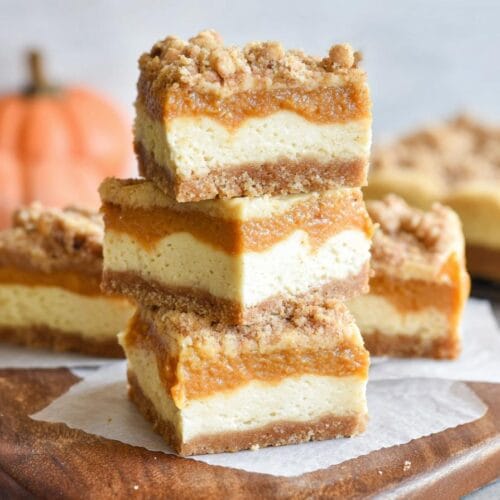 Pumpkin Cheesecake Bars