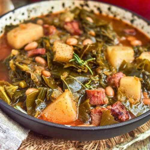 Southern Collard Green Potato Stew