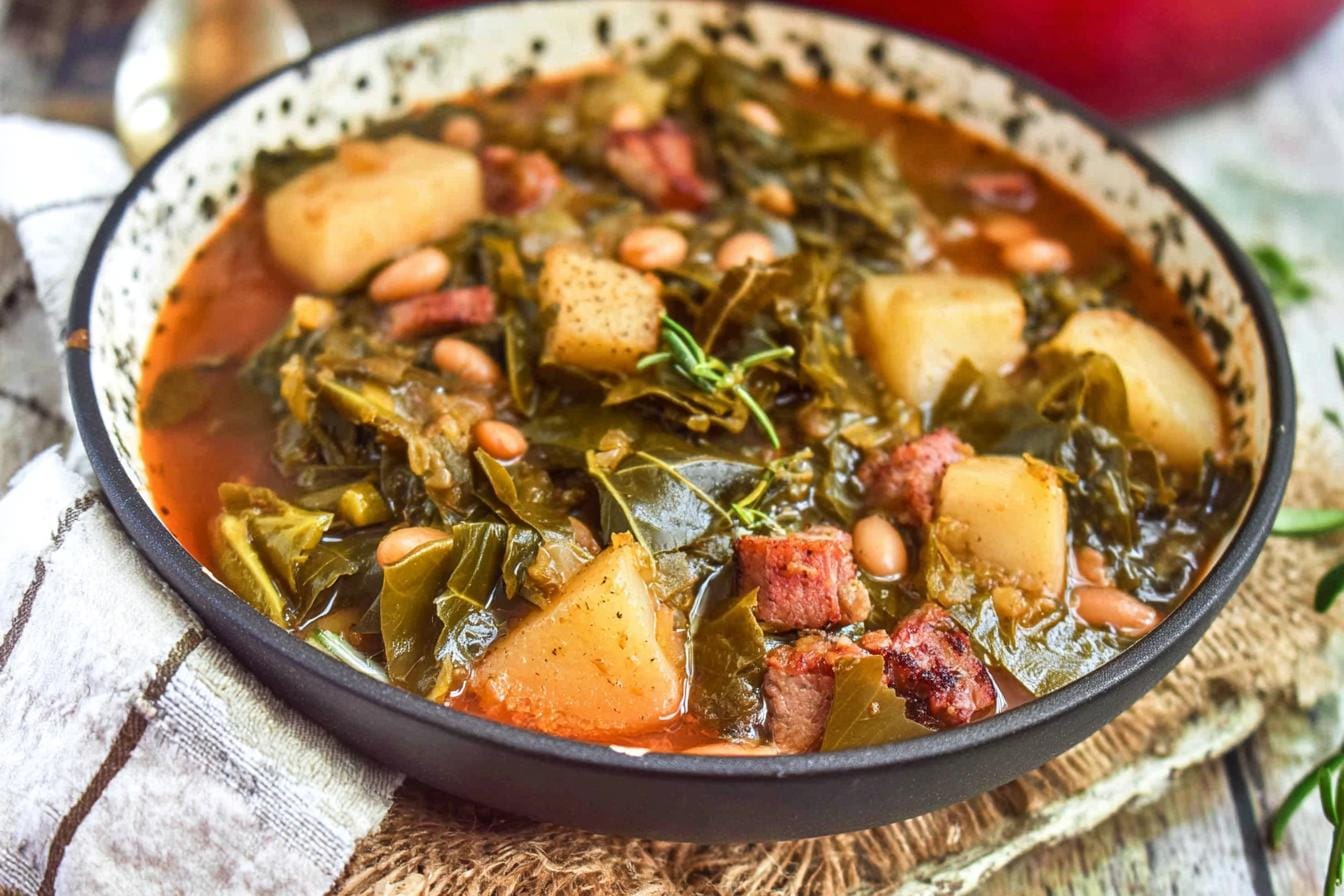 Southern Collard Green Potato Stew
