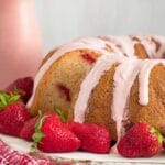 Strawberry Pound Cake