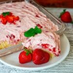 moist strawberry cake