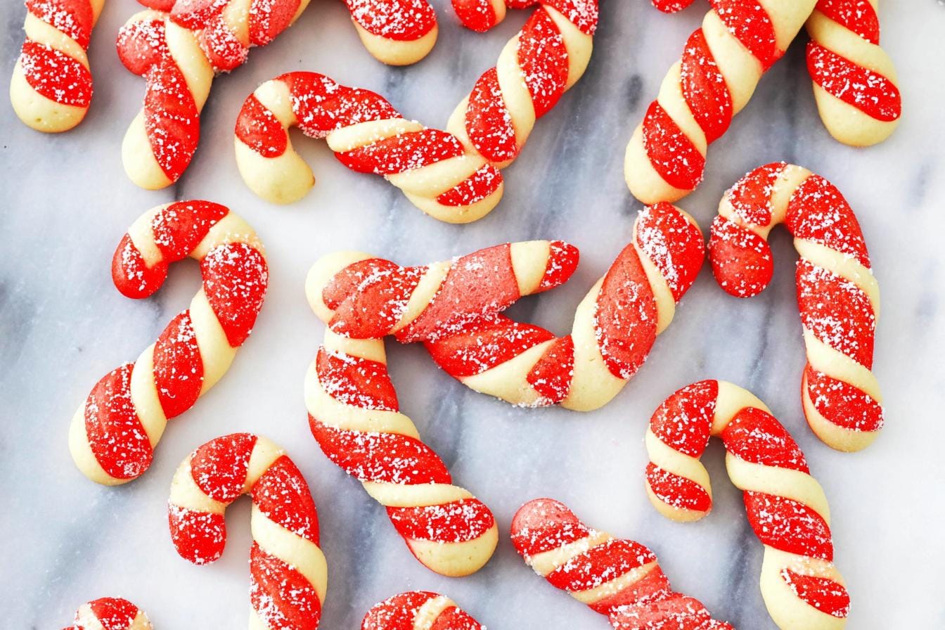 Candy Cane Cookies