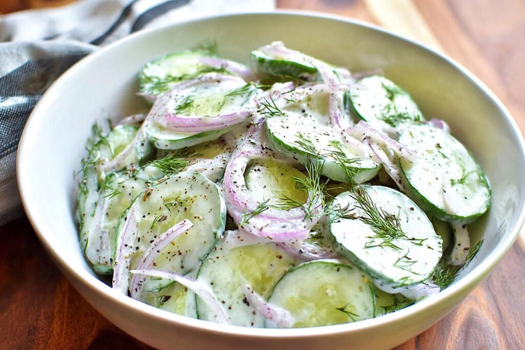 Creamy Cucumber Salad