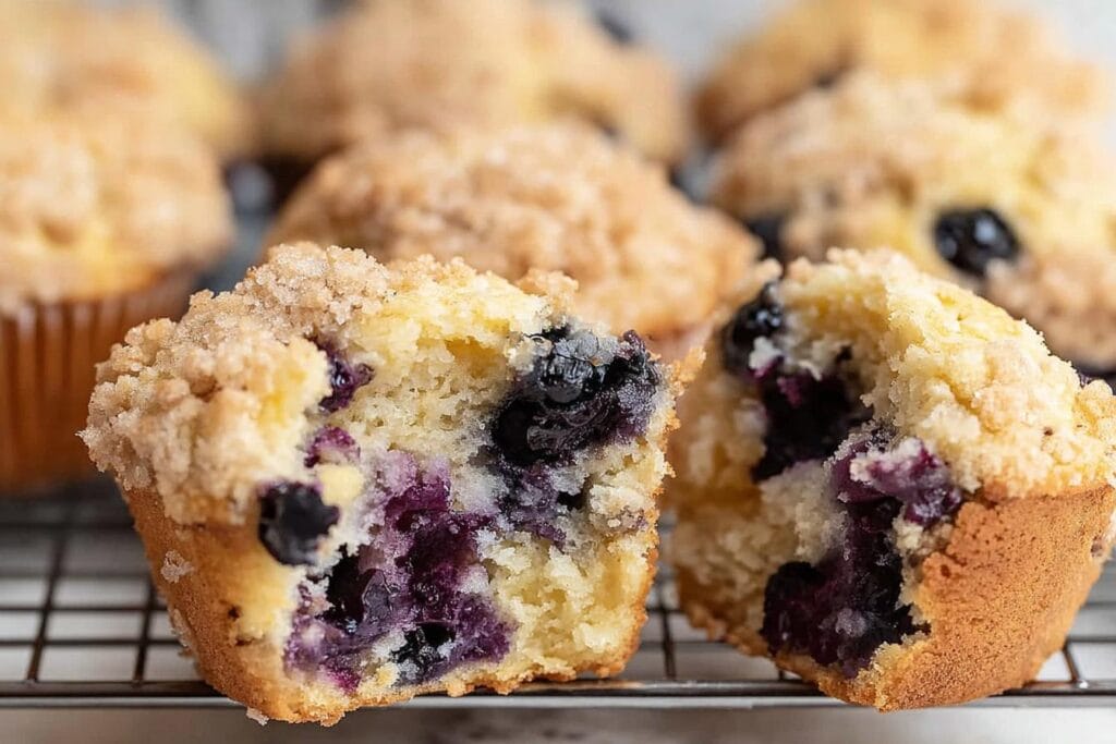 Homemade Blueberry Muffins