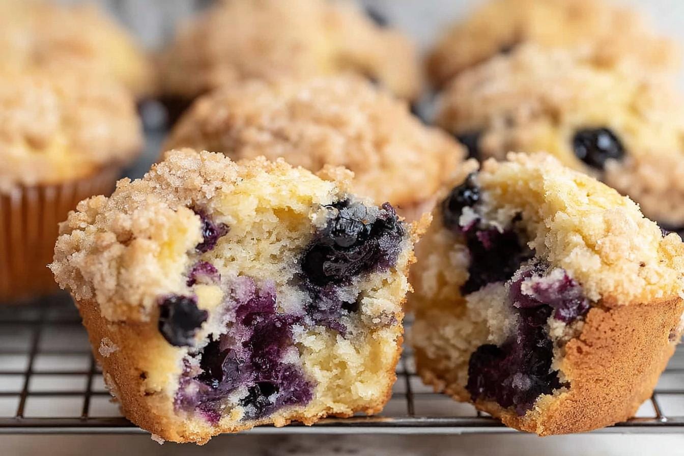 Homemade Blueberry Muffins