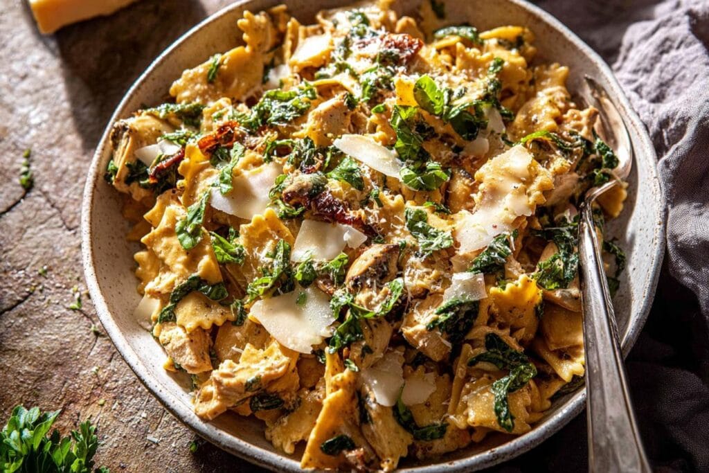 One Pot Marry Me Chicken Pasta.