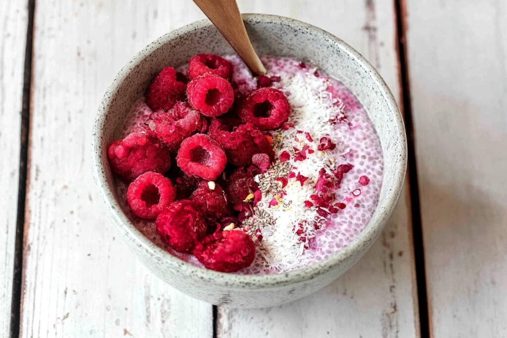 Raspberry Chia Pudding