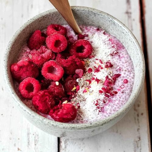 Raspberry Chia Pudding