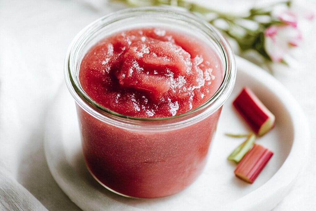 Sweet and Tart Rhubarb Sauce