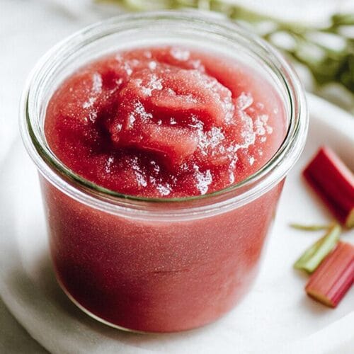 Sweet and Tart Rhubarb Sauce