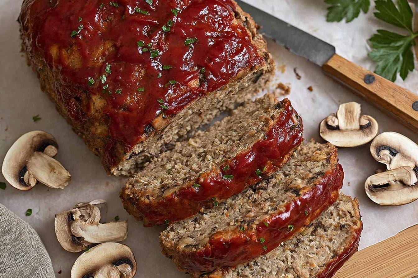 Turkey Mushroom Meatloaf