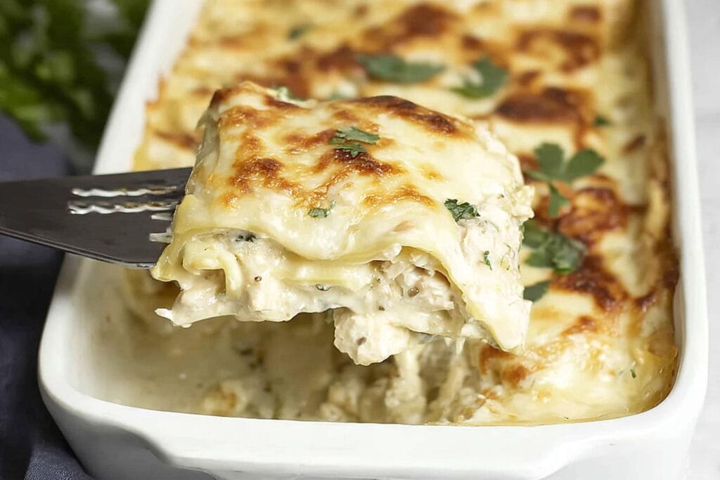 White Chicken Lasagna