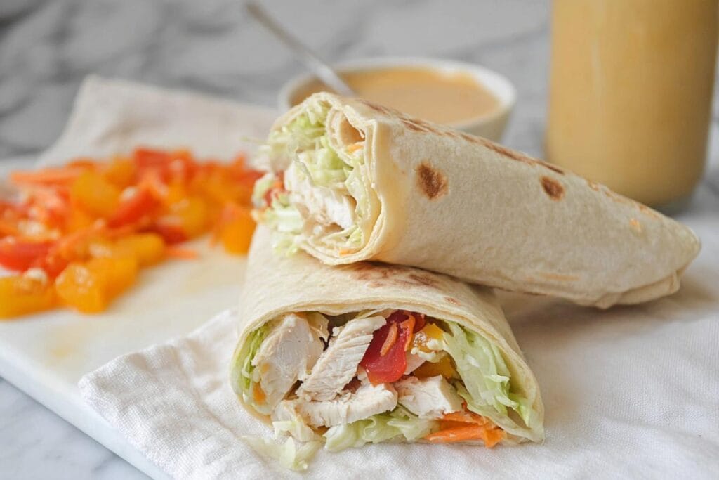 Asian Chicken Wraps