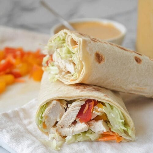 Asian Chicken Wraps