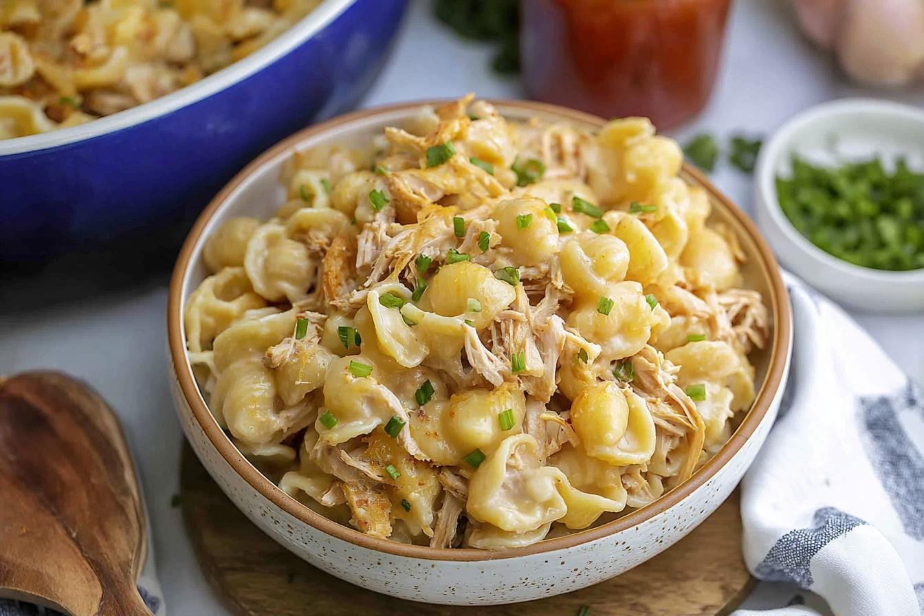 BBQ Chicken Mac and Cheese