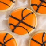 Basketball Sugar Cookies