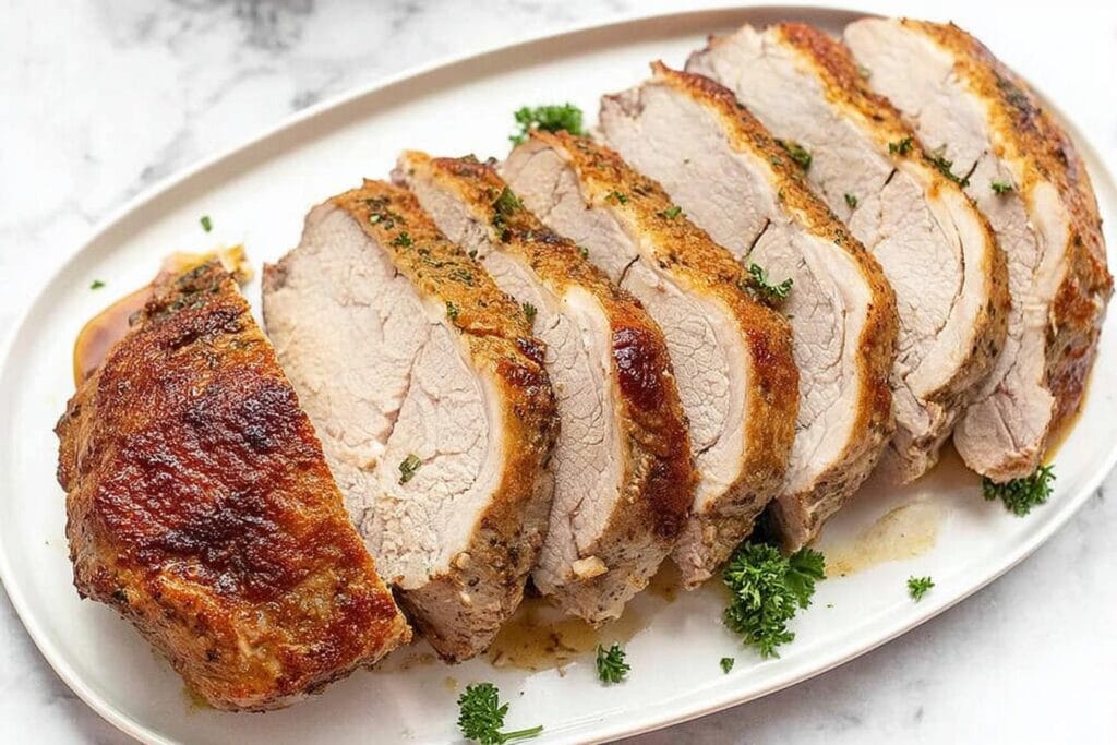 Brown Sugar Roasted Pork Loin