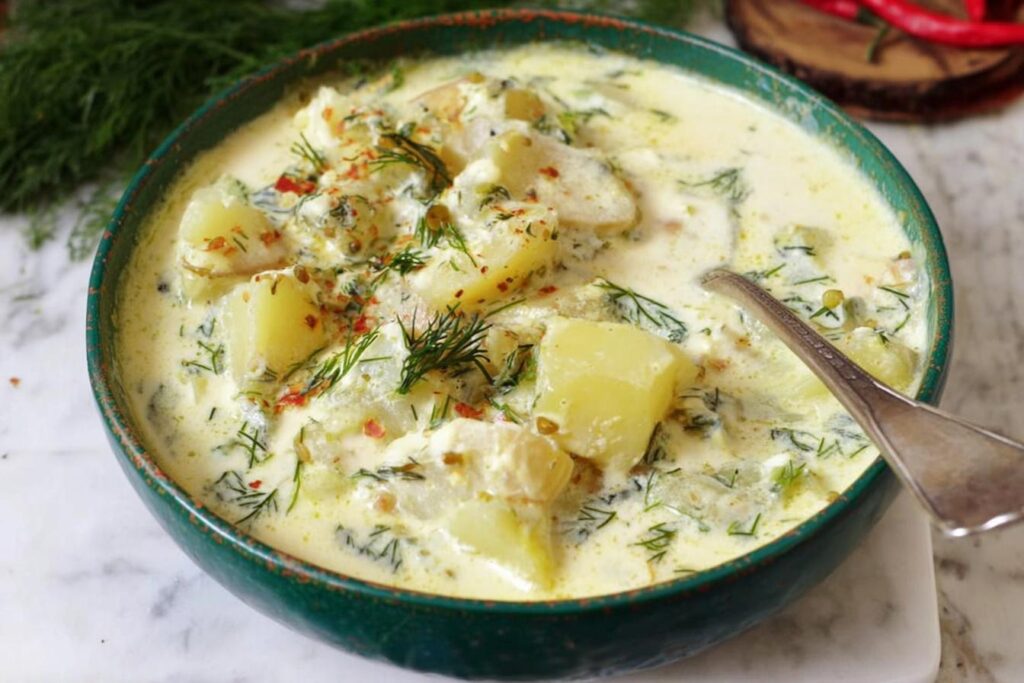 Chunky Potato Dill Soup