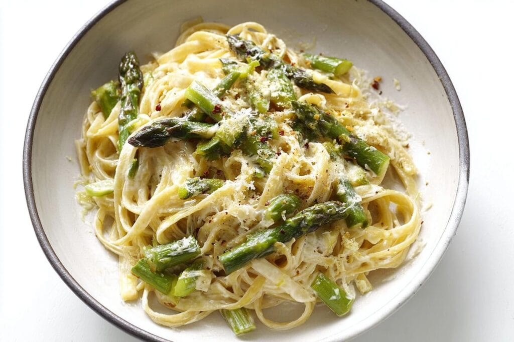 Creamy Asparagus Pasta