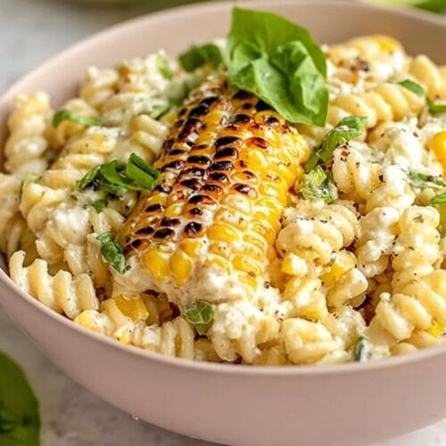 Creamy Street Corn Pasta Salad
