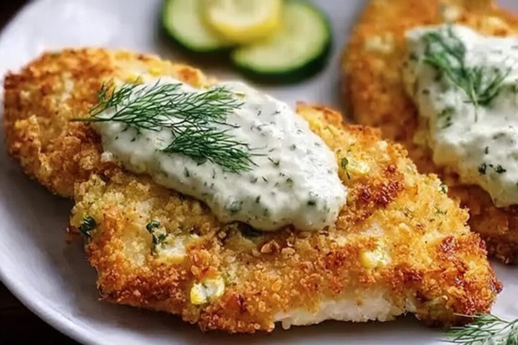 Crispy Dill Pickle Parmesan Chicken Recipe