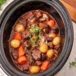 Crockpot Beef Bourguignon