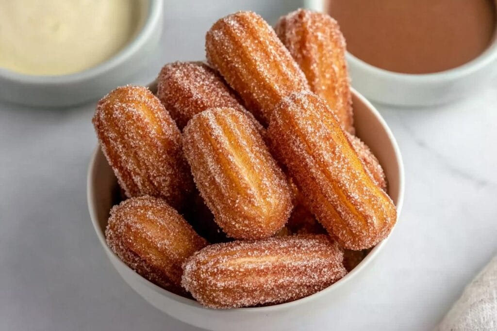 Delicious Baked Churro Bites