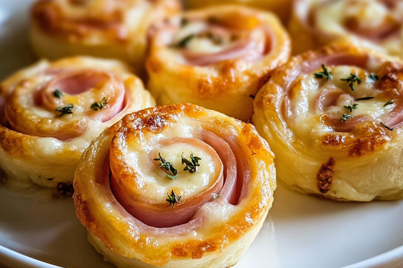 Ham and Cheese Pinwheels