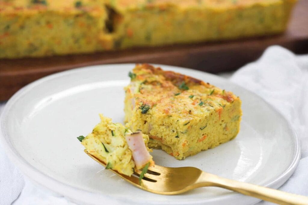 Healthy Zucchini and Carrot Slice