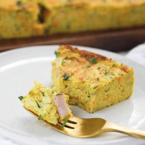 Healthy Zucchini and Carrot Slice