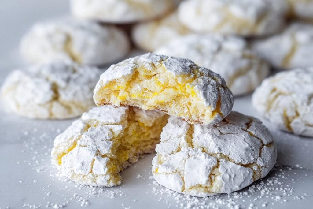 Lemon Crinkle Cookies