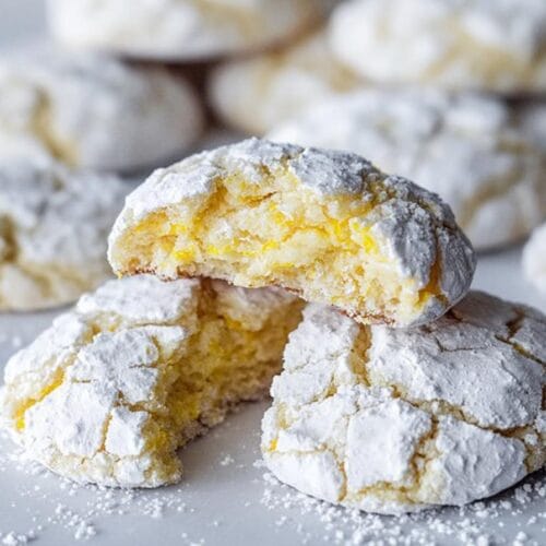 Lemon Crinkle Cookies