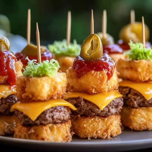 MINI CHEESEBURGER BITES