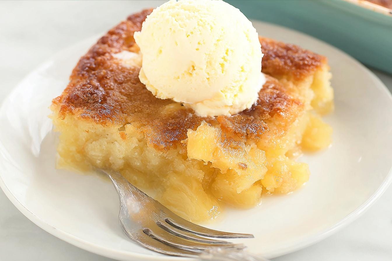 Pineapple Cobbler