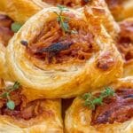Pulled Pork Pastry Puffs