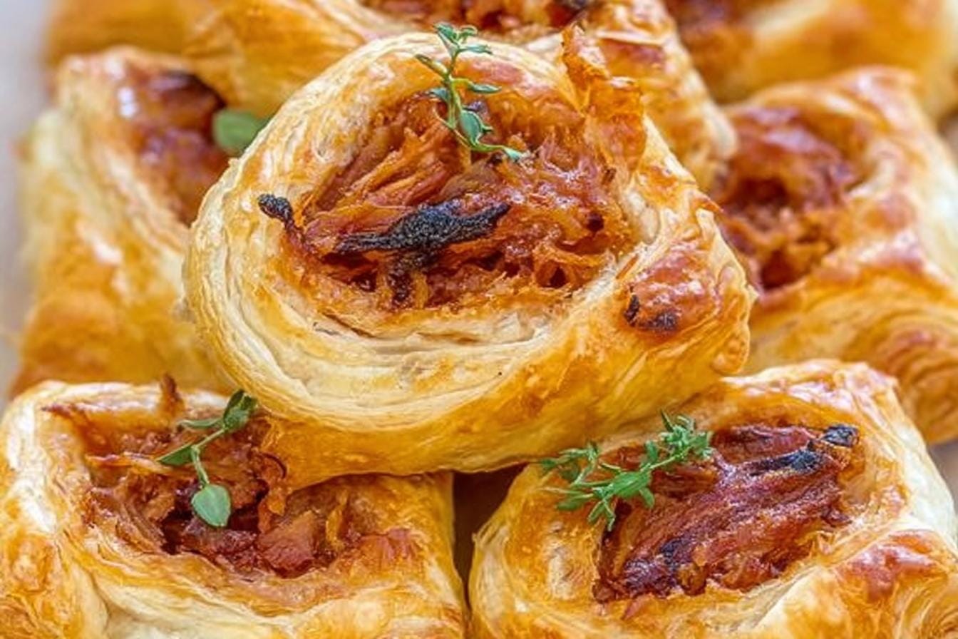 Pulled Pork Pastry Puffs
