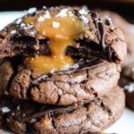Salted Caramel Brownie Cookies