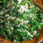 Spring Lemon Parmesan Kale Salad