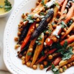 Spring Roasted Carrots and Chickpeas