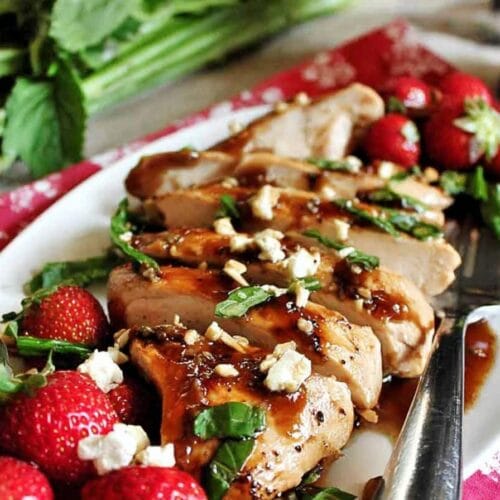 Strawberry Chicken Spring dinner