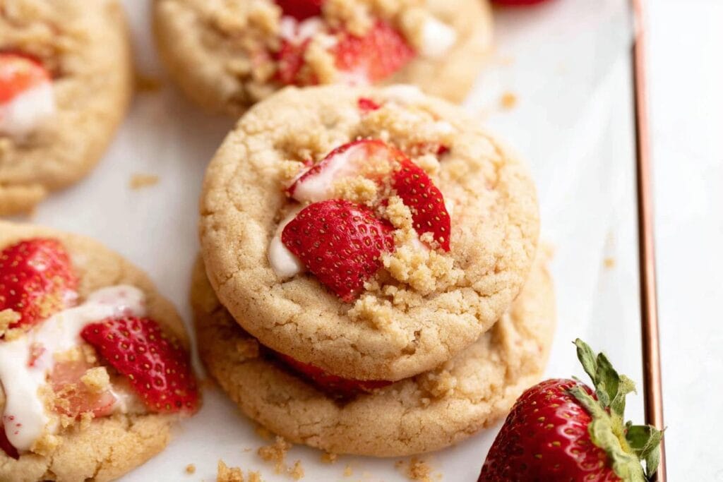 Strawberry Shortcake Cookies