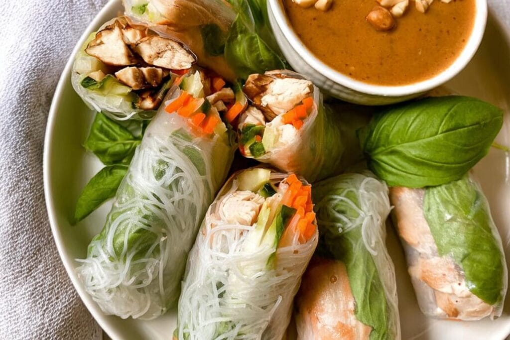 Summer Rolls with Chicken