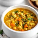 Vegan Chickpea Noodle Soup