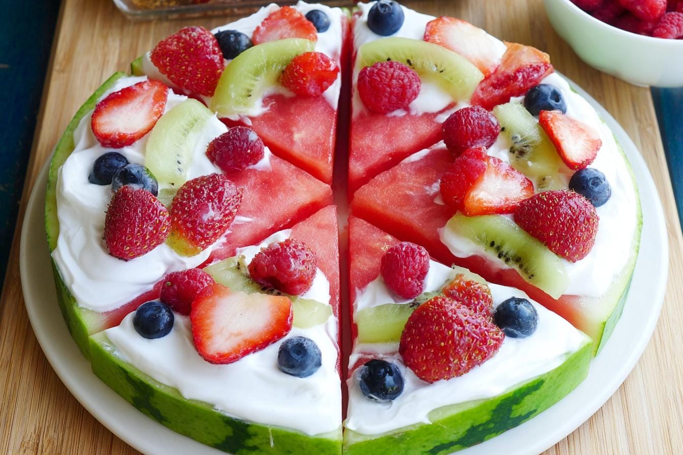 Watermelon Fruit Pizza